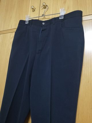 Pantalón de traje azul