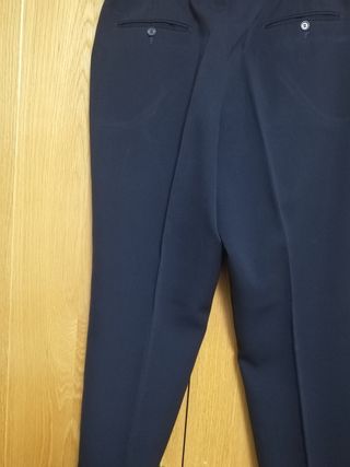 Pantalón de traje azul
