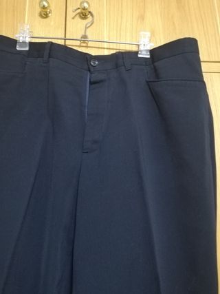 Pantalón de traje azul