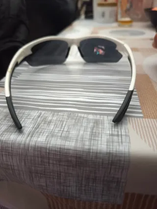 Gafas de ciclismo blancas y negras