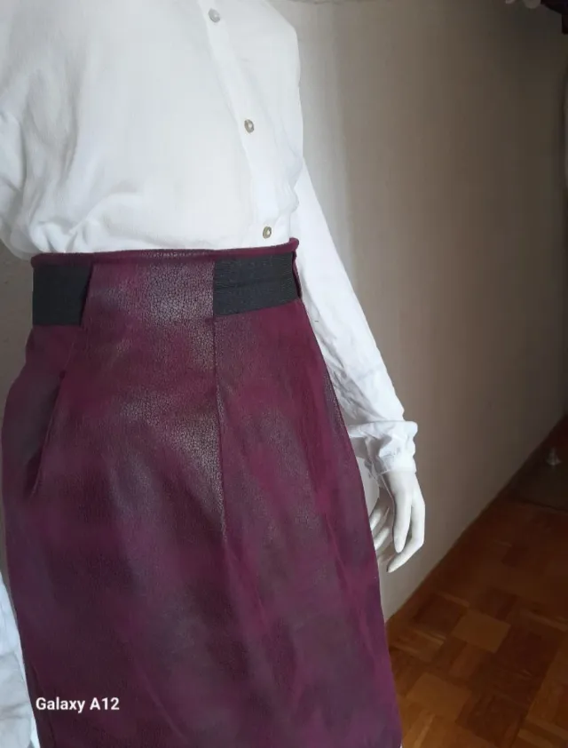 Falda Jus d'Orange Burdeos.