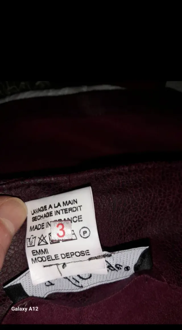 Falda Jus d'Orange Burdeos.