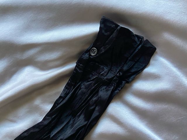 Camicia nera vintage urban coquette glam y2k