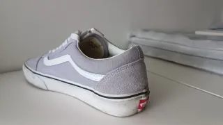 Zapatillas Vans lila ante