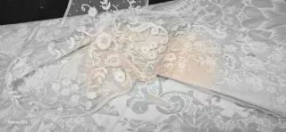 Tira encaje aguja siglo XIX