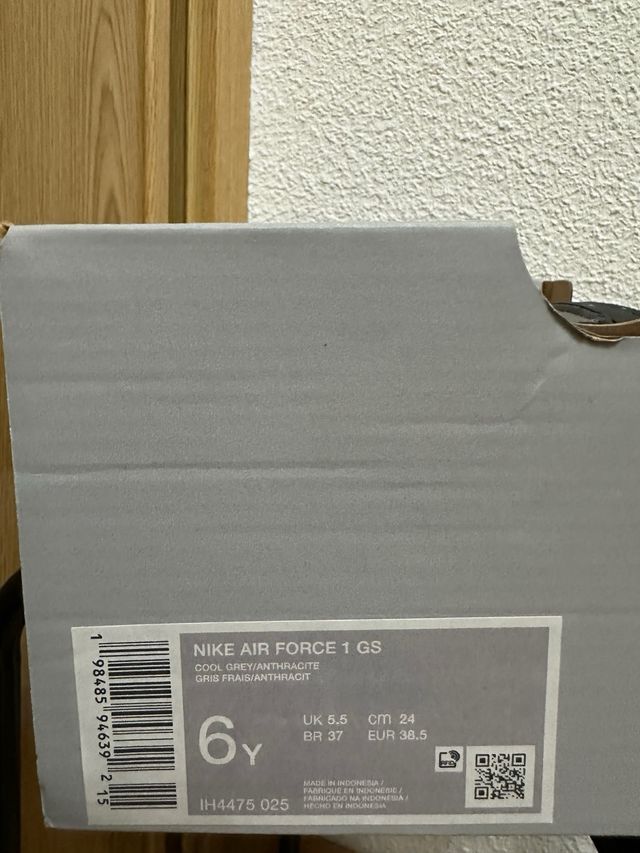 Zapatillas Nike Air Force 1 Grises