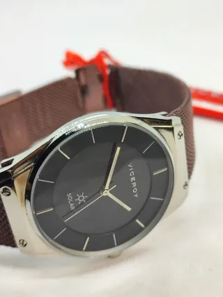 Reloj Viceroy Solar Negro y Plateado