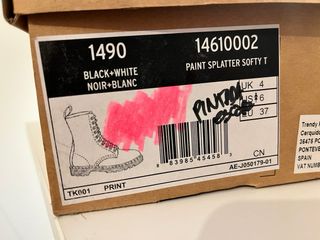 Botas Dr. Martens Splash Negras y Blancas