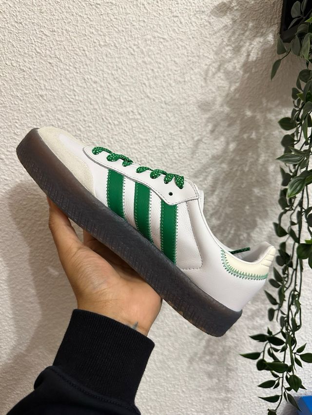 Adidas Samba Verdes y Blancas