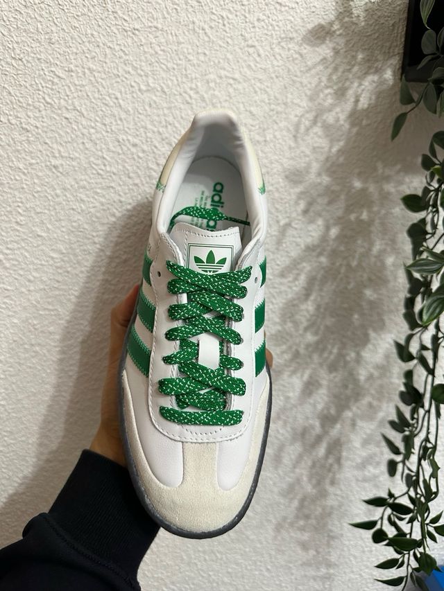 Adidas Samba Verdes y Blancas