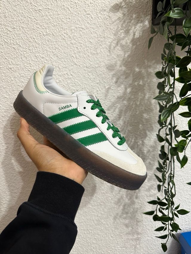 Adidas Samba Verdes y Blancas
