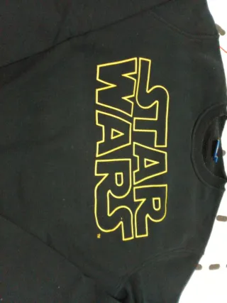 Sudadera Star Wars Hombre Negra