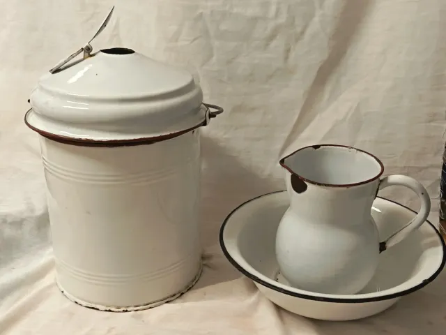 Lote 3 piezas lavabo antiguas , ver descripción