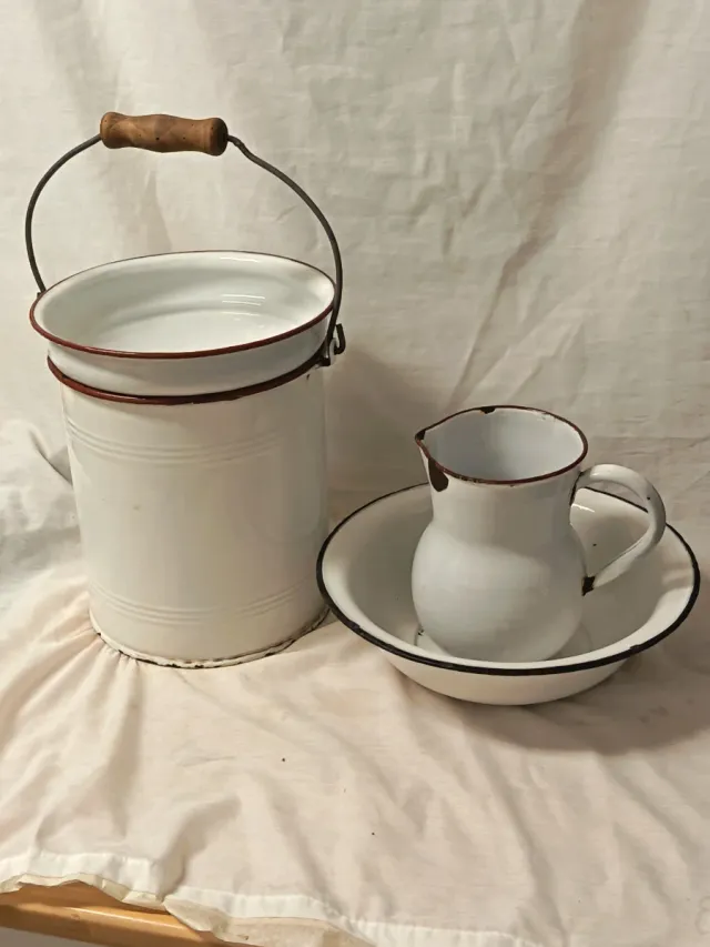 Lote 3 piezas lavabo antiguas , ver descripción