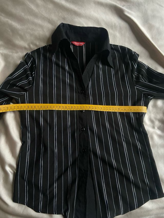 Camicia a righe Y2K Glam Urban Vintage