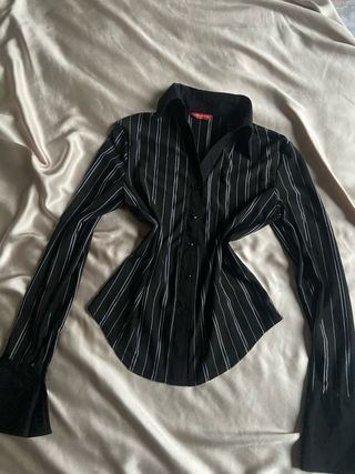 Camicia a righe Y2K Glam Urban Vintage