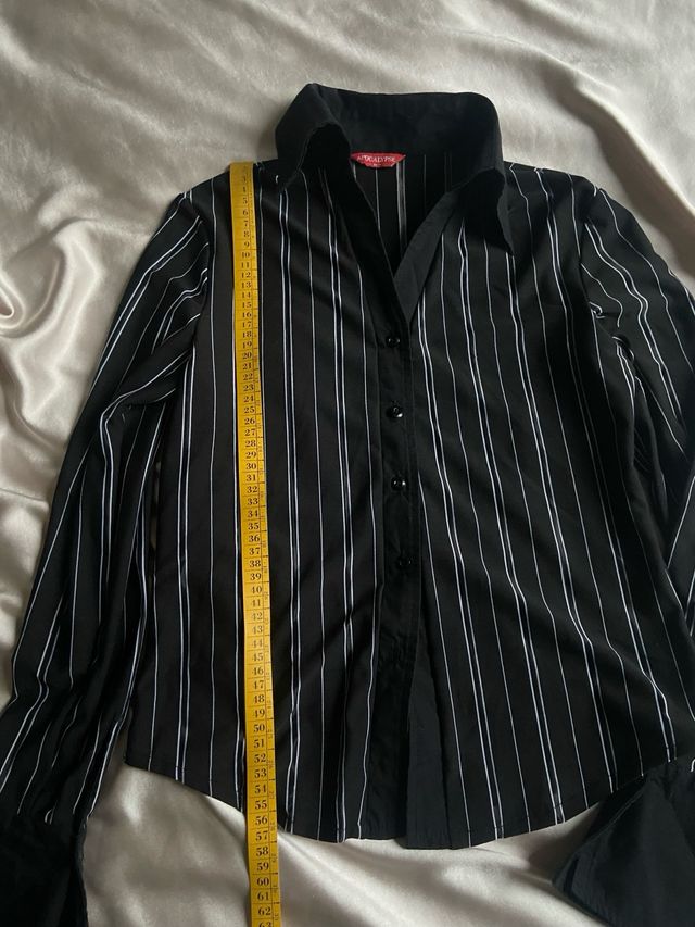 Camicia a righe Y2K Glam Urban Vintage