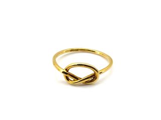 E1799346-15 Anillo Oro 18k Nudo Infinito