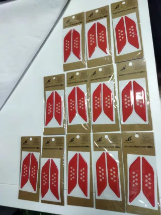 24x Pegatinas Comunidad de Madrid Relieve 3D