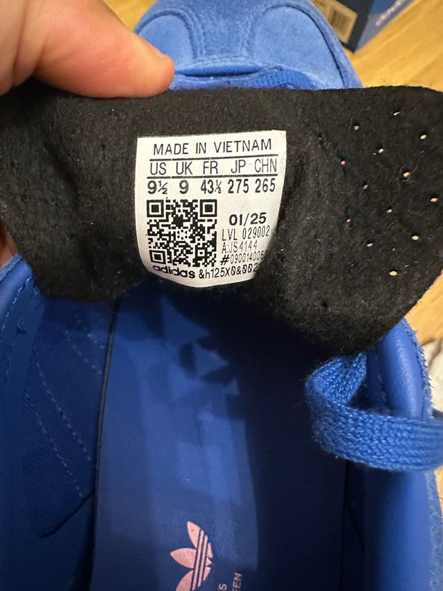 Zapatillas Adidas Gazelle Azul y Rosa