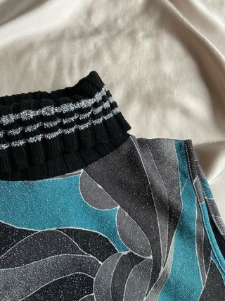 Top collo alto smanicato glam y2k urban fairycore