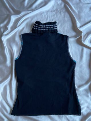 Top collo alto smanicato glam y2k urban fairycore