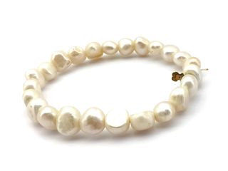 E1799346-108 Pulsera Oro 18k Con Perla