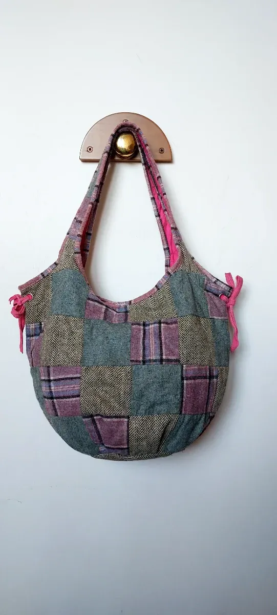 Borsa donna patchwork vintage