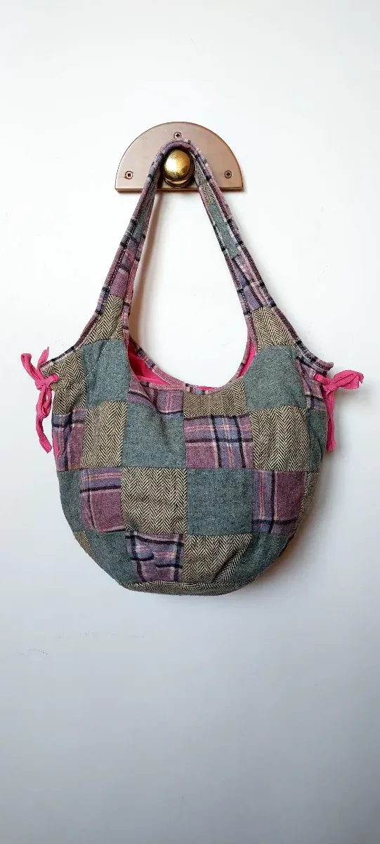 Borsa donna patchwork vintage