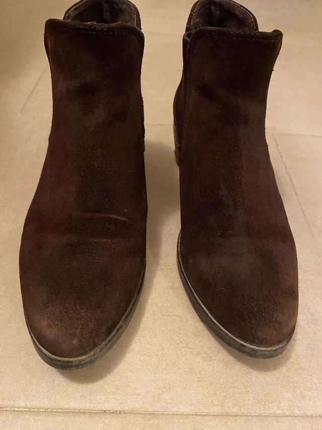 Botines ante chocolate Talla 38