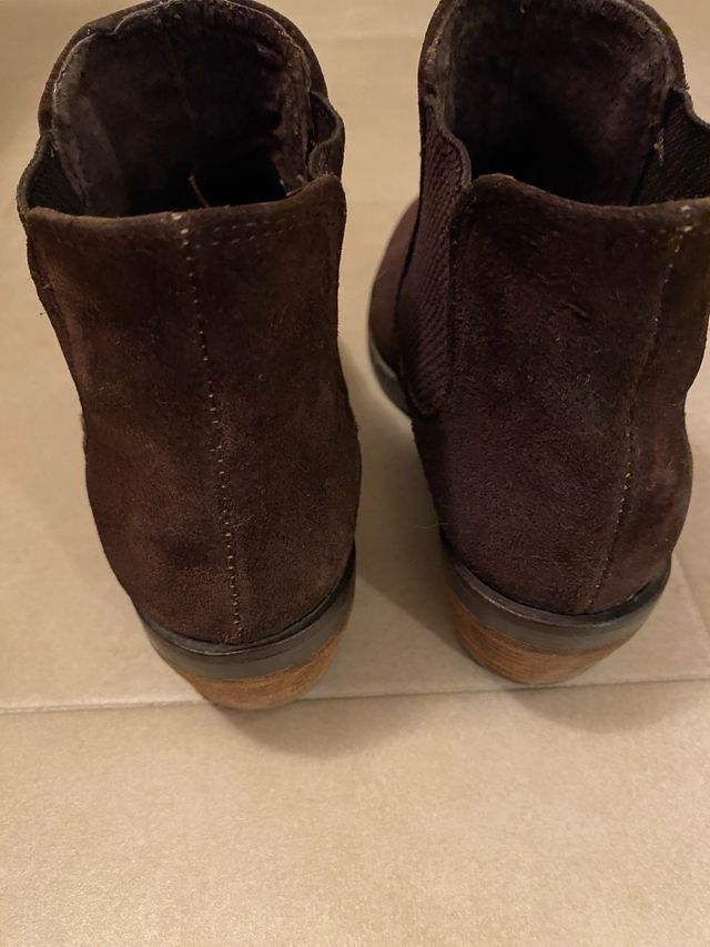 Botines ante chocolate Talla 38