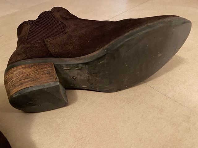 Botines ante chocolate Talla 38