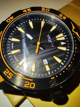 Orologio Vagary by Citizen Nero Arancione