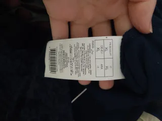 Conjunto Top Encaje Azul Marino Talla XL y Falda M