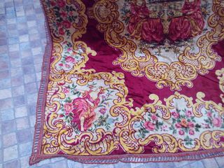 colcha alfombra de terciopelo, religiosa, también