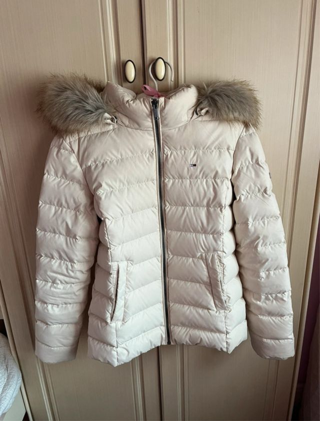 Giacca Tommy Hilfiger Beige con Cappuccio