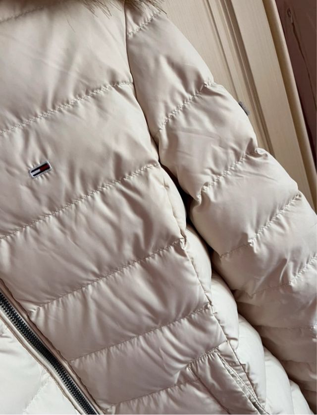 Giacca Tommy Hilfiger Beige con Cappuccio