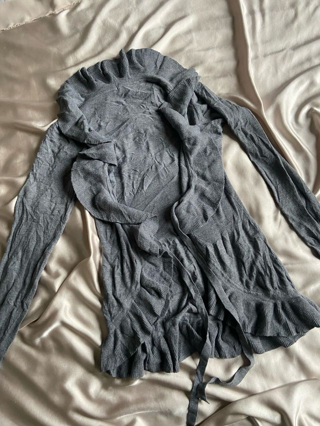 Bolero grigio coquette y2k vintage lolita