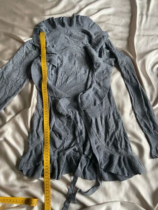 Bolero grigio coquette y2k vintage lolita