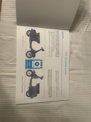 Manual Vespa 75 y 125 - 1984