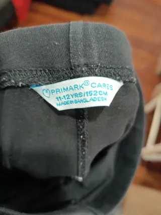 Mallas Negras Primark 11-12 años