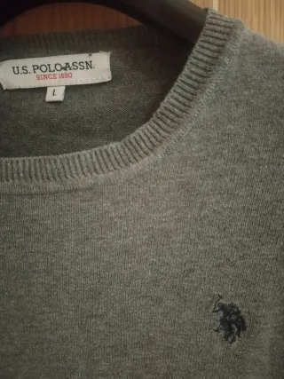 Jersey U.S. Polo Assn. Gris