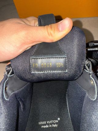 Louis Vuitton Scarpe da Ginnastica Nere e Bianche