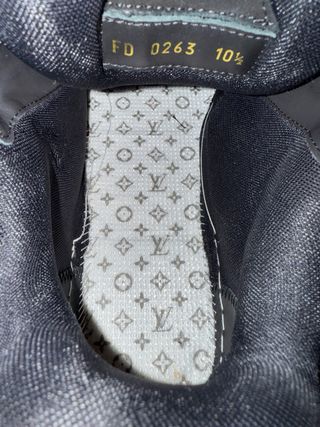 Louis Vuitton Scarpe da Ginnastica Nere e Bianche