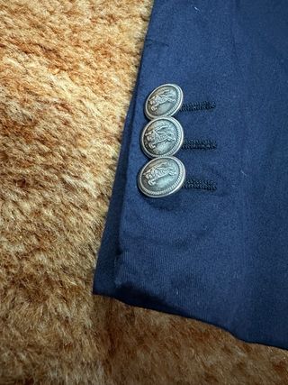 Blazer Burberry Uomo Blu