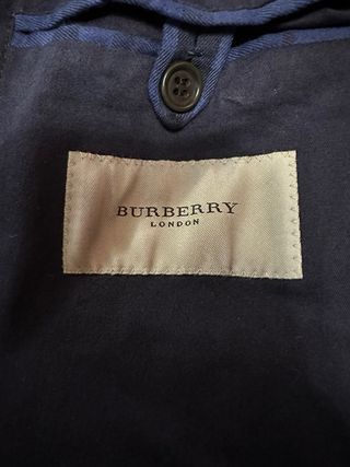 Blazer Burberry Uomo Blu