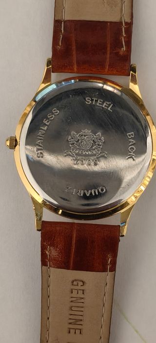 Reloj Festina Cuarzo Dorado Correa Marrón