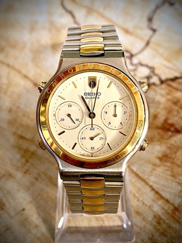 Reloj SEIKO Chronograph Quartz, Acero