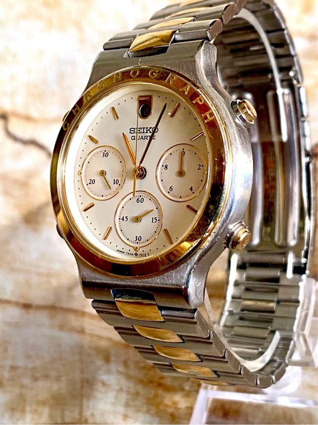 Reloj SEIKO Chronograph Quartz, Acero