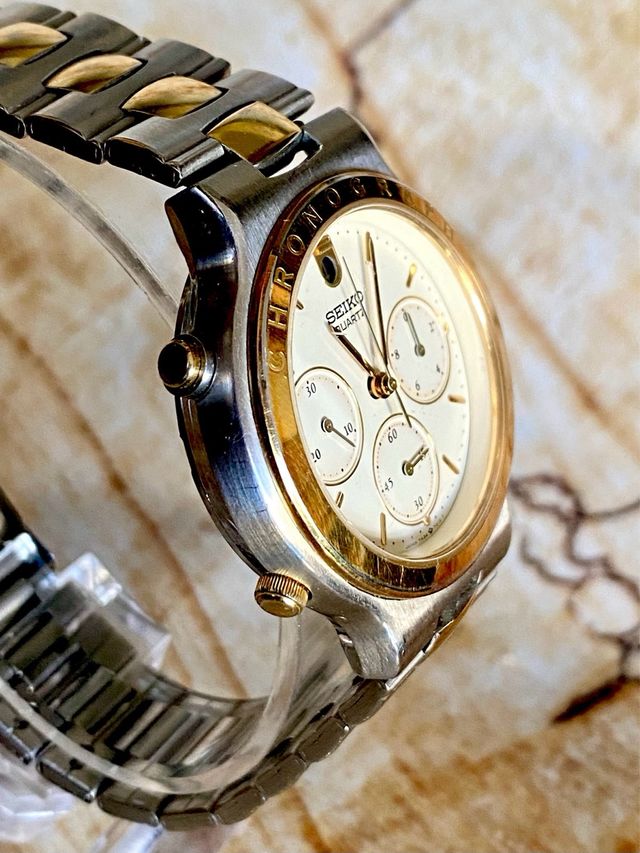 Reloj SEIKO Chronograph Quartz, Acero